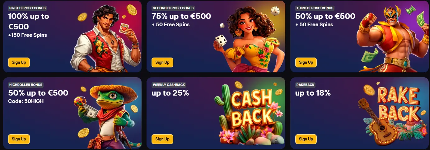 spinmacho bonus